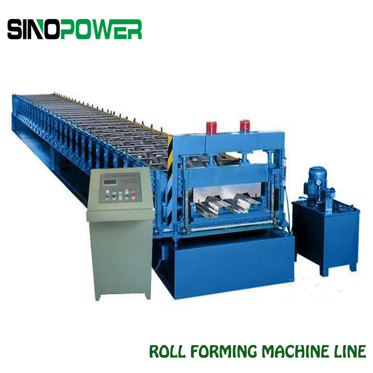Metal Deck Roll Forming Machine For Shelf From Sino Power